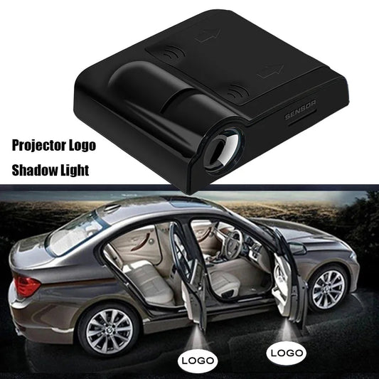 1PCS Customizable Wireless Car Door Led Welcome Laser Projector Logo Shadow Light Universal Car Interior Laser Emblem Lamp
